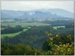 Schrammsteingebiet mit Falkenstein