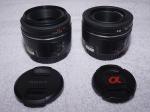 Sony SAL 50F18 und SAL35F18 Bild2