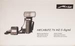 Mecablitz 76 MZ-5 digital (Bedienungsanleitung)