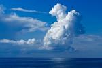 Wolken über dem Ligurischen Meer