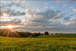 Sonnenuntergang in den Wolken