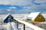 Erster Schnee in Grönland