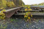Das eine Ende des Bahnverkehrs