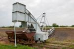 Bagger zum Abbau tonhaltigem Lehms