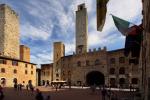 San Gimignano -   Piazza del Duomo, Torre Chigi,Torre Rognosa