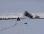 Schnee im Bogen