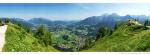 Blick vom Grünstein (Zoom-Panorama)