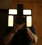 Aufstecklichtfomer - Fotograf im Spiegel