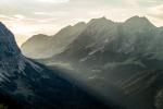 Karwendel: Hochalmsattel im Abendlicht