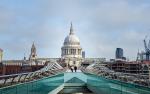 ...auf der Millennium Bridge