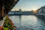 Sonnenuntergang in Luzern