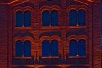 Rot-blauer Schatten