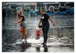 Almere im Regen