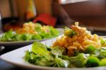 Tagliatelle mit Zuckerschoten in Zitronensauce