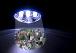 UFO über meinem Haus