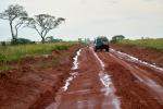 Rutschpartie in Murchison Falls