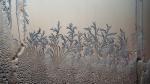 Eisblumen bei Sonnenaufgang