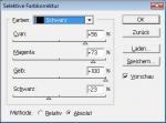 Selektive Farbkorrektur