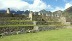 Mauer der Inka-Stadt Machu Picchu (Peru)