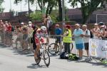 Jan Frodeno vor der 2. Wechselzone - Frankfurt Ironman 2015