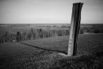 Einzelne Stele von Metalhenge