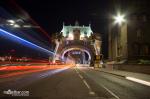 Lichtspuren Tower Bridge, London