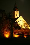 Kirche und römische Ruinen