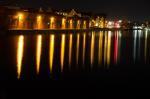 Lübeck Hafen bei Nacht 1