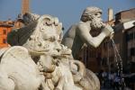 Fontana del Moro/Piazza Navona/Detail1a