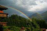 Regenbogen über Alvaneu