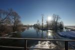 Auf der Brücke Richtung Barzlin