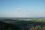 Blick vom Hambacher Schloss bei Tag