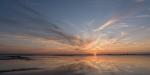Dyksterhusen - Sonnenuntergang, die letzten Strahlen