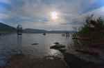 Abendstimmung am Ägerisee, Schweiz - nicht verfremdet (nur HDR)