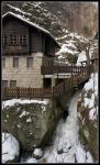 Amselfallbaude im Winter (Sächsische Schweiz)