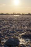 Winter an der Elbe