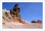 Teide Caldera Rot und Blau