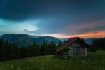 Frühlingsabend im Oberallgäu (ohne Rahmen)