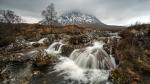 Wasserfall am Buachaille Etive Mòr