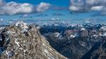 Blick vom Nebelhorn auf Zugspitze