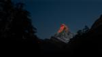 Matterhorn Alpenglühen