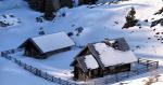 Hütte im Schnee