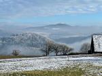 Winterlandschaft Limmattal Blick nach Zürich