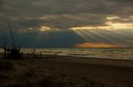 Sonnenuntergang am Weststrand