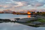 Abendlicht auf Lovund