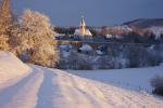 Sonnenaufgang im Winter