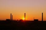 Sonnenuntergang an der Zollverein