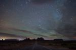 Nacht über dem Monument Valley