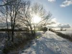 Schnee, Sonne, Wolken