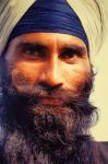 Sikh - Krieger, New Delhi 1983